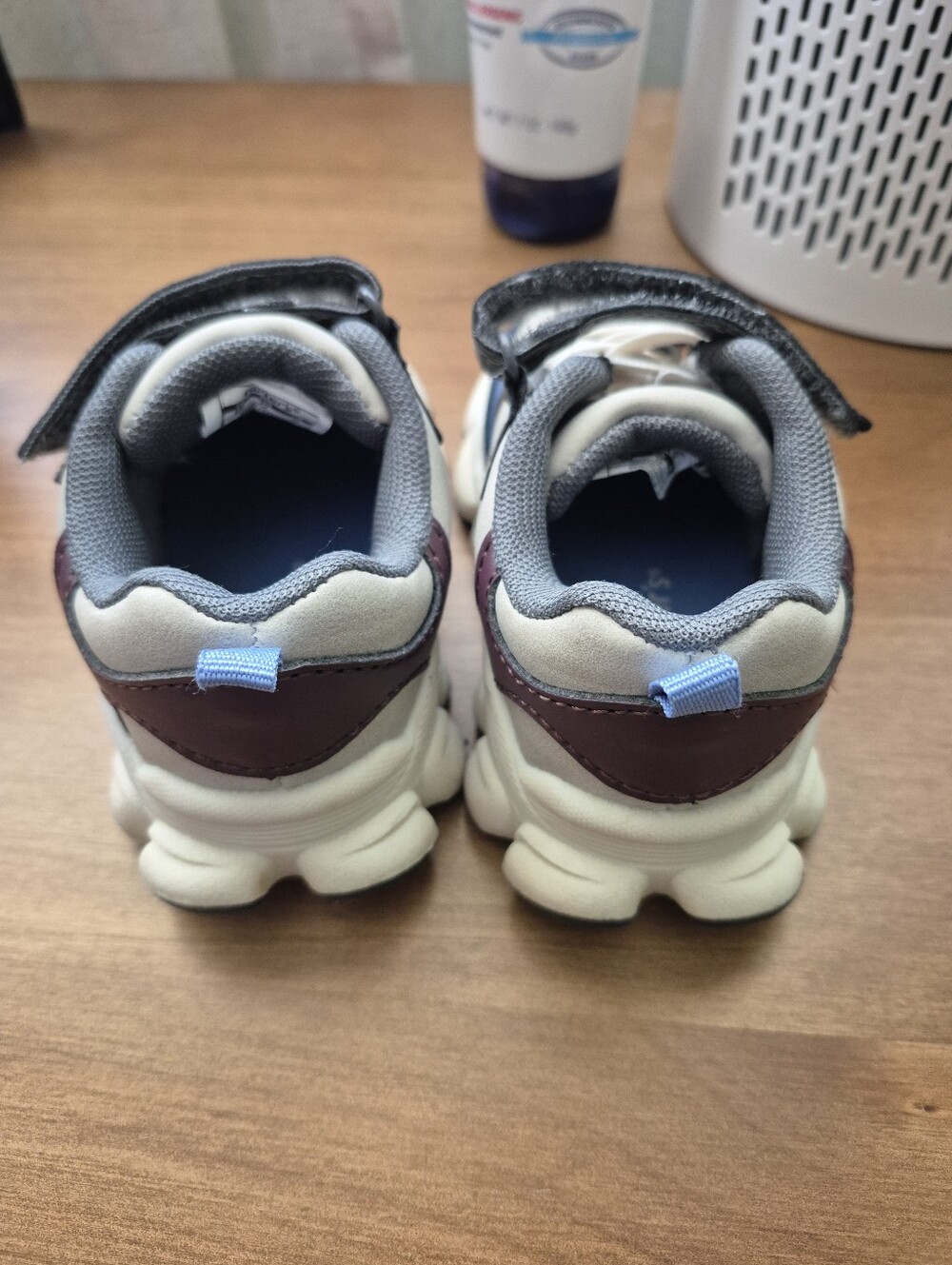 Carter's Toddler Blue, Navy & Gray Athletic Sneakers Size 6 - Picture 4 of 5